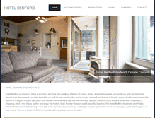 Tablet Screenshot of hotelbedford.ca